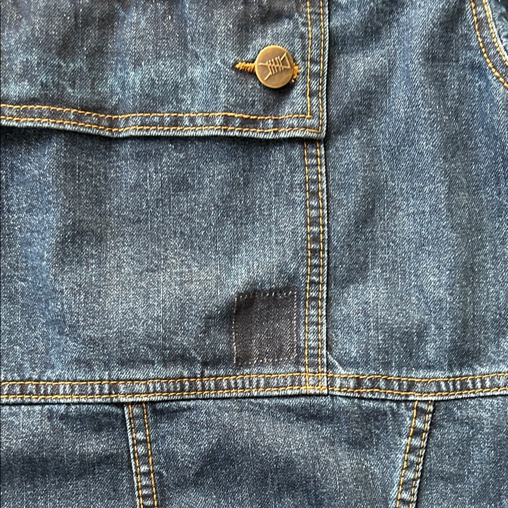 Ethik Denim Hooded Pullover Jacket - image 5